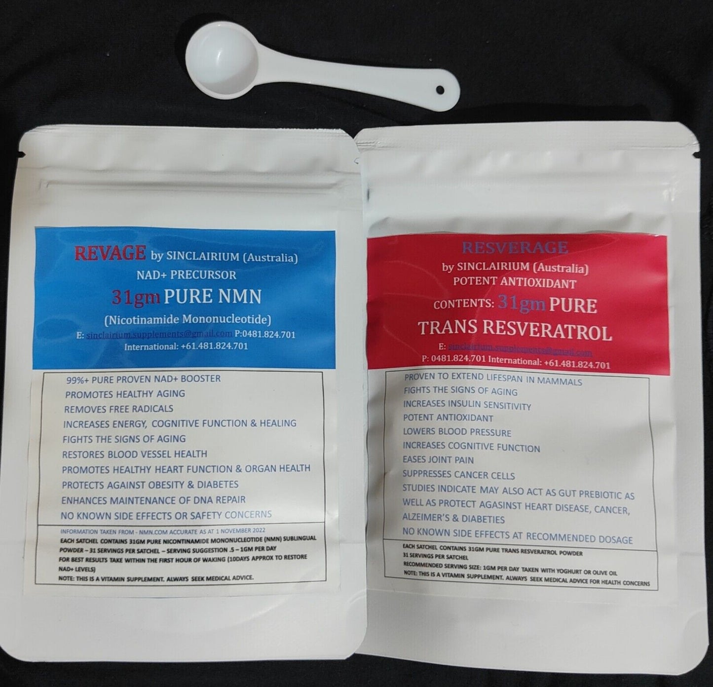 2-8 MONTH SUPPLY NMN + Resveratrol MOST POTENT ANTI-AGING COMBO DEAL EVER!