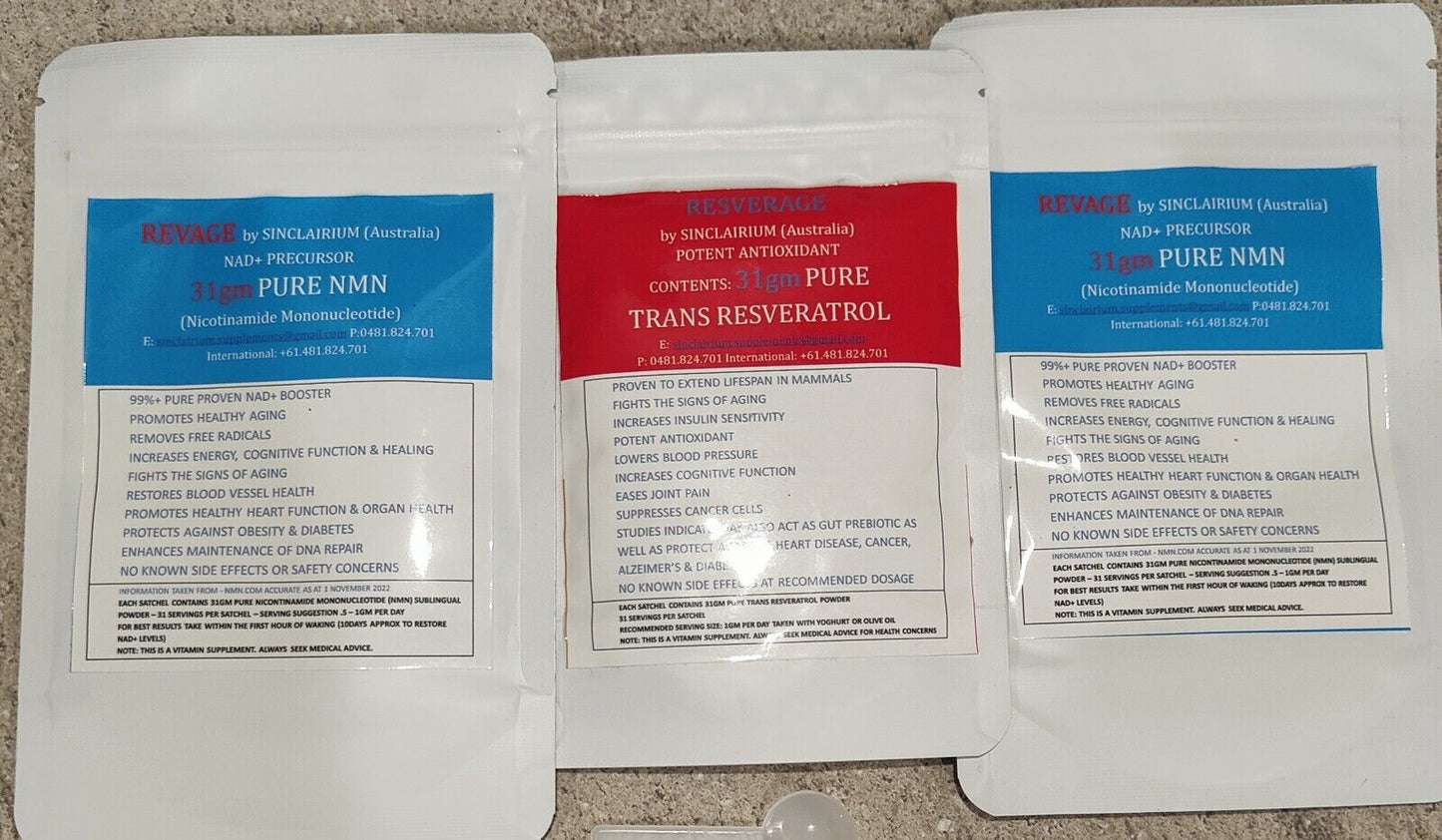 2-8 MONTH SUPPLY NMN + Resveratrol MOST POTENT ANTI-AGING COMBO DEAL EVER!
