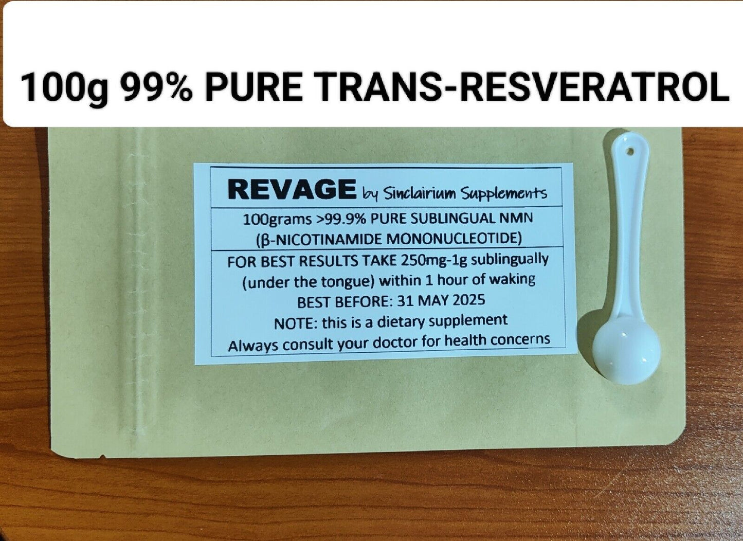🇦🇺100g PURE RESVERATROL 🌱ORGANIC & ALL-NATURAL🌱NMN ACTIVATOR ⬆️ NAD+ Sirt 1✅