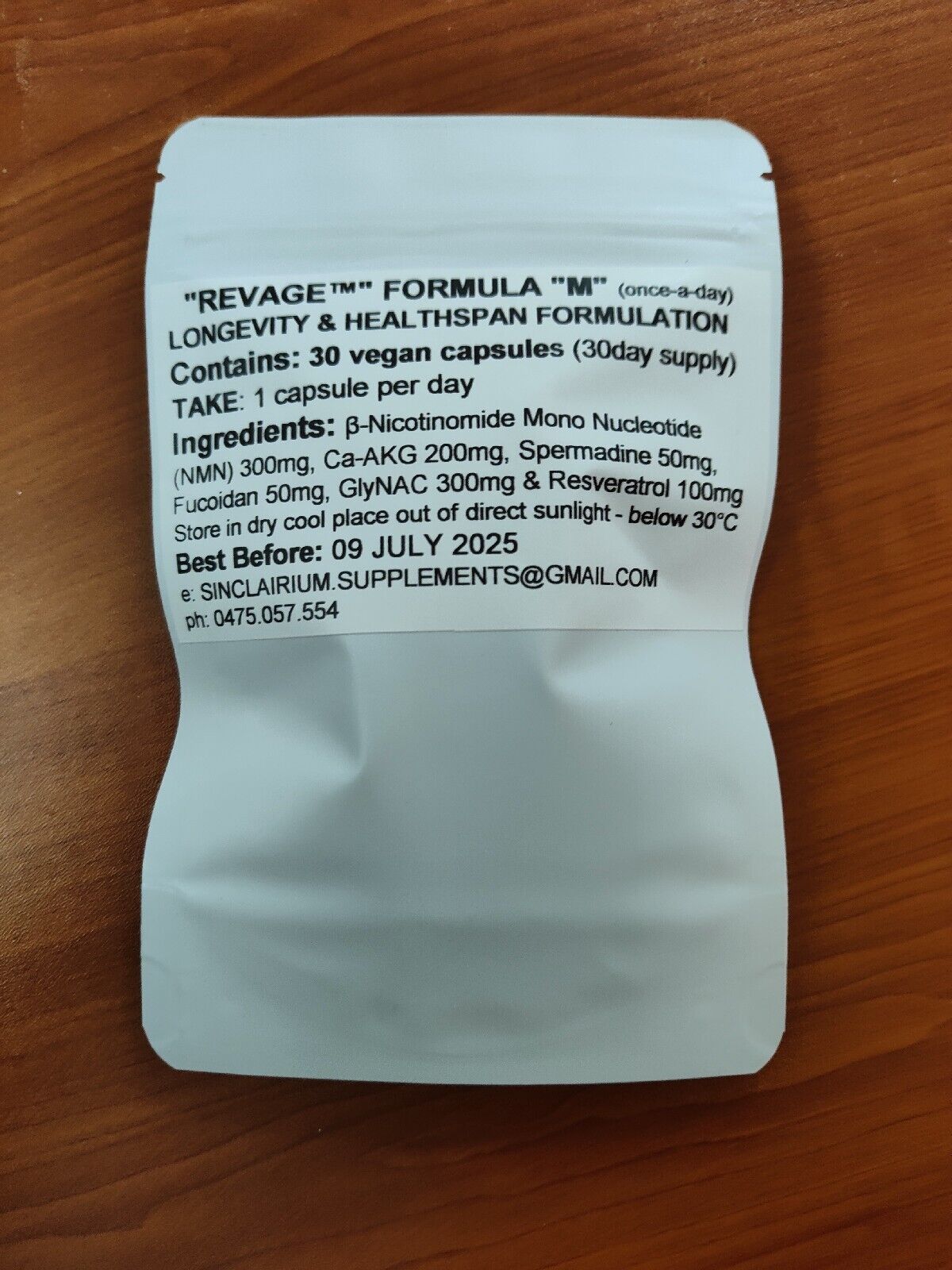 đ NMN RESVERATROL GlyNAC Ca-AKG SPERMIDINE FUCOIDAN SUPER-SERUM! đ¤¯ 30x Caps!