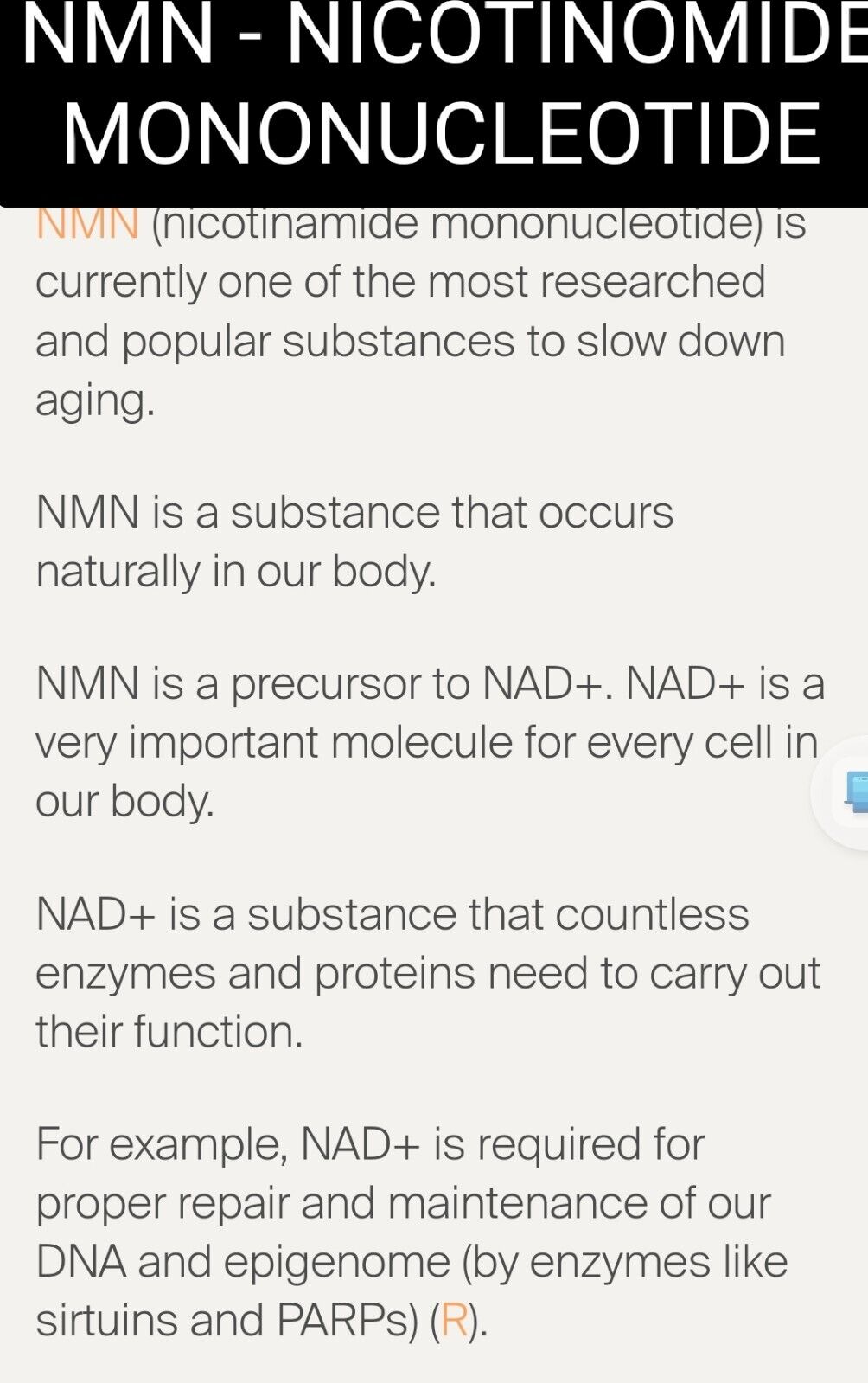 NMN RESVERATROL GlyNAC Ca-AKG SPERMIDINE FUCOIDAN "REVAGE FORMULA M"!