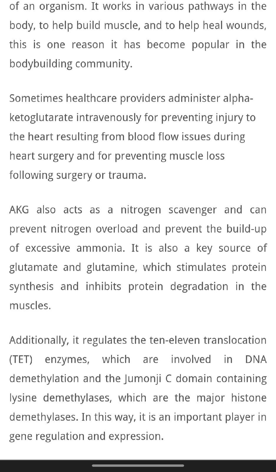 Calcium Alpha-ketogluterate (Ca-AKG) 30g 100% PURE! 4 months + supply π¦πΊ